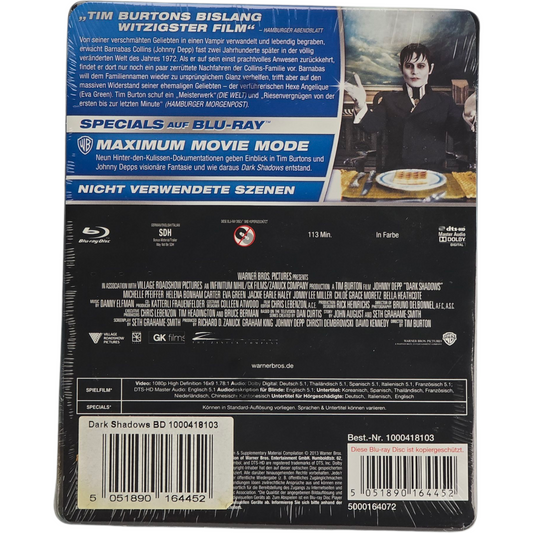 Dark Shadows (2012) - SteelBook Blu-ray - Zone B - vue 3