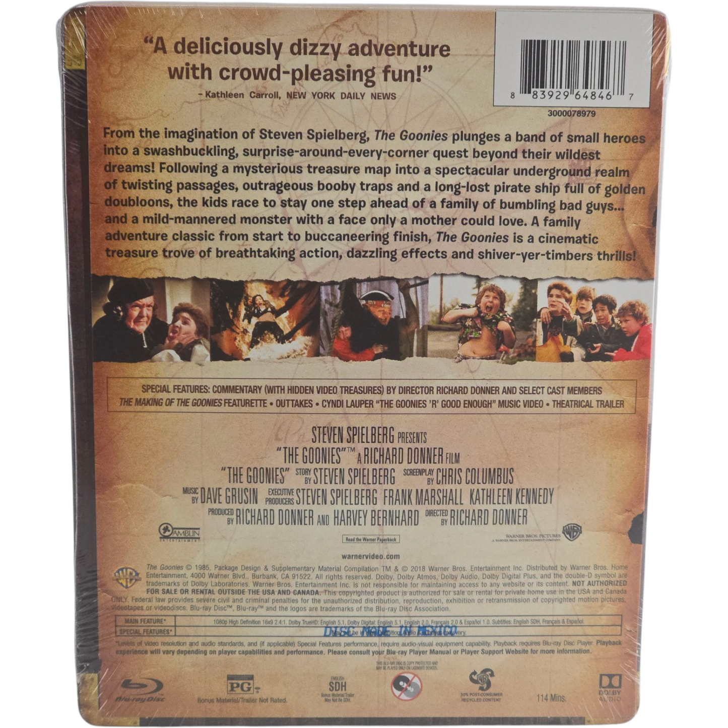 Les Goonies 1985 Blu-ray SteelBook Steven Spielberg 2018 Zone A