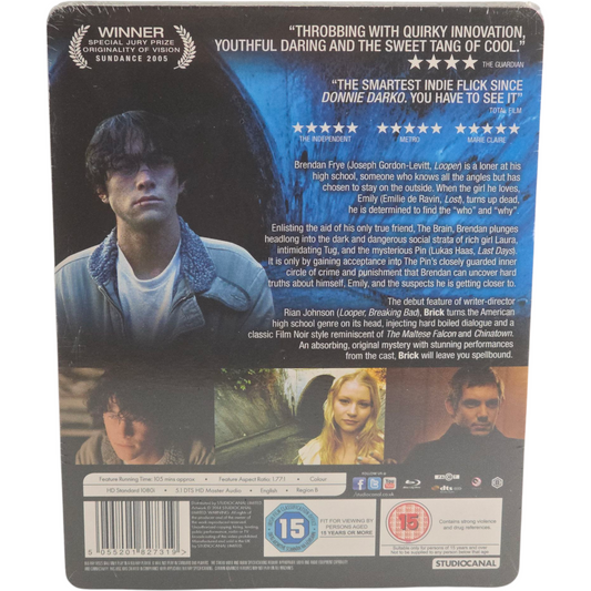 Brick (2005) – SteelBook Blu-ray – Zone B – vue 3