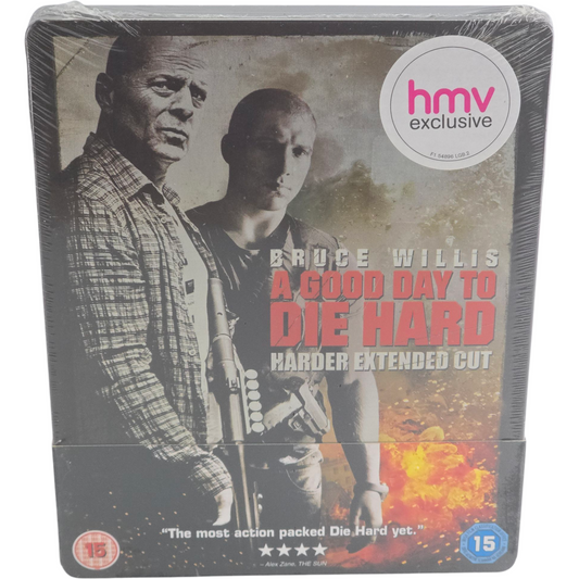 A Good Day to Die Hard Blu-ray Steelbook HMV Exclusif  Bruce Willis Zone Libre