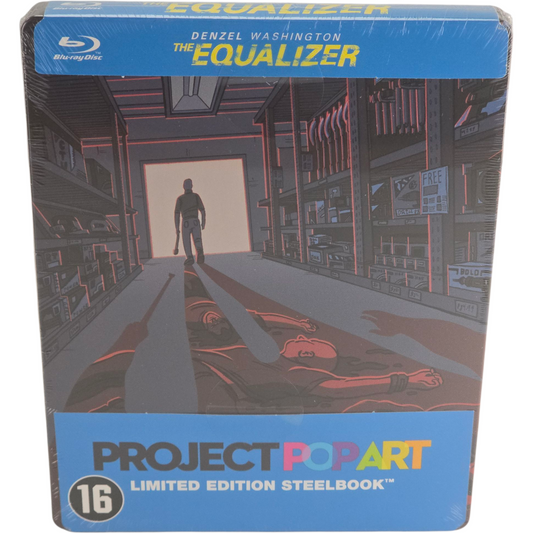 The Equalizer  Blu-ray Steelbook Pop Art  Denzel Washington  Fnac 2015 Region B