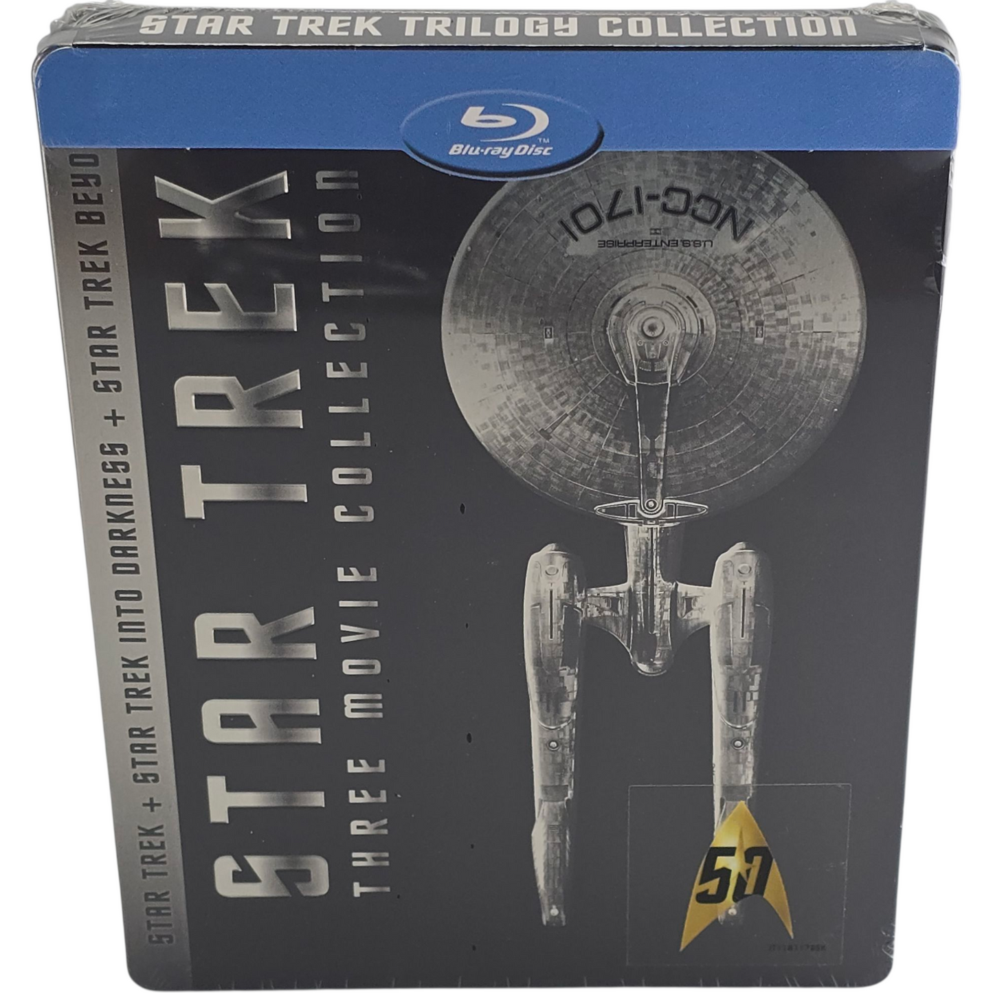 Star Trek Collection 3 Films Blu-ray SteelBook Débossé Ltd Chris Pine 2016 B Zone