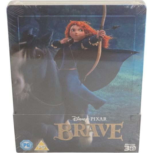 Brave Blu-ray 3D + Blu-ray SteelBook Disney Zavvi Edition limitée 2014 Region B