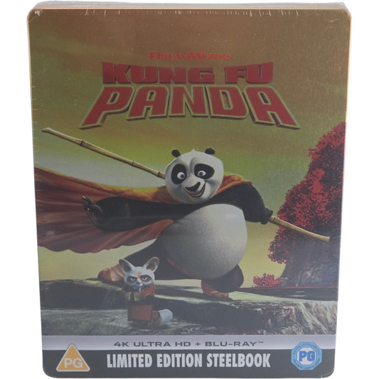 Kung Fu Panda  SteelBook 4K Ultra HD +Blu-ray Disney Édition limitée Zone Libre