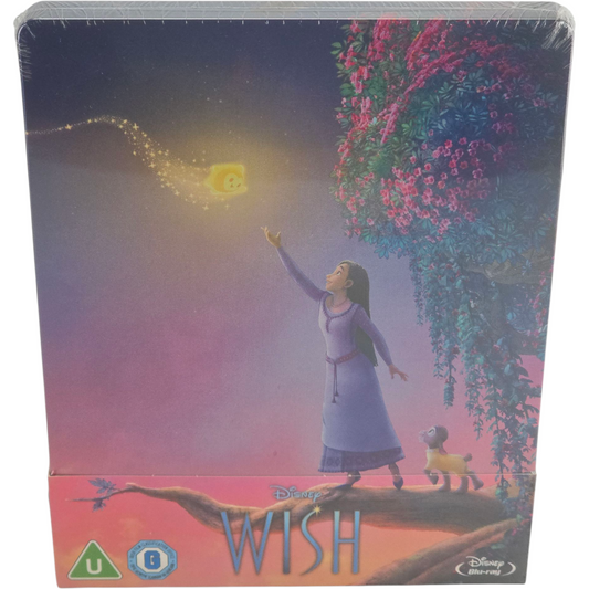 Wish  Blu-ray Steelbook Disney Buena Vista Ariana DeBose, Chris Pine 2023  B