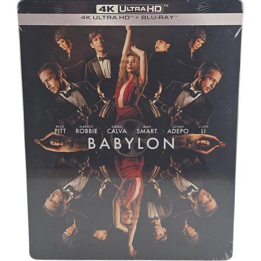 Babylon SteelBook 4K Ultra HD + Blu-ray 3 disques Brad Pitt Margot Robbie VF