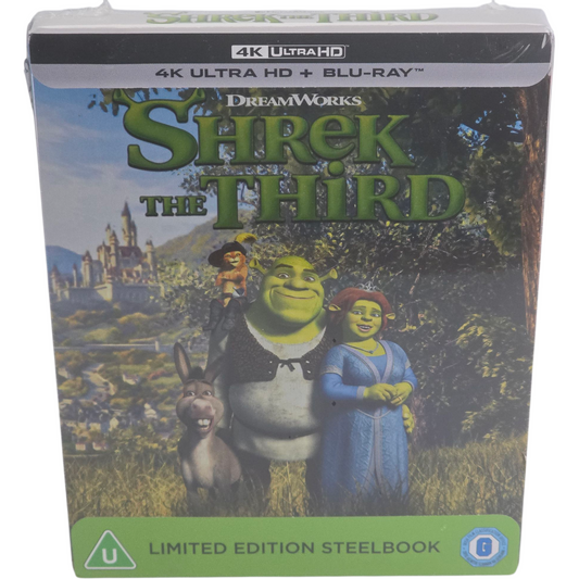 Shrek the Third 4K Ultra HD+Blu-ray Steelbook  Eddie Murphy,Cameron Diaz ,Libre