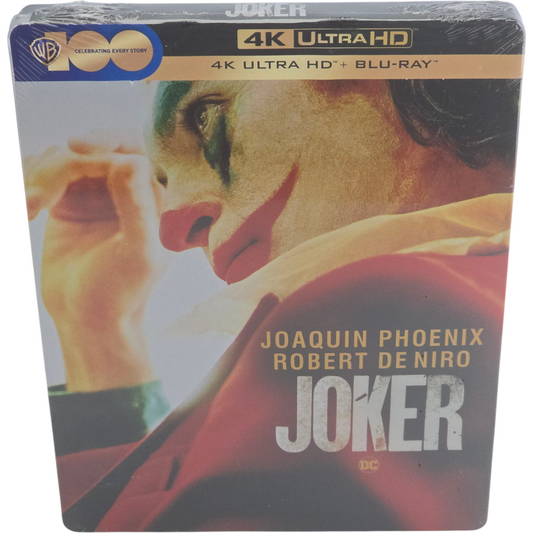 Joker  4K Ultra HD + Blu-ray SteelBook  Joaquin Phoenix , Robert De Niro  Zone B