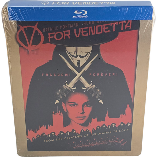 V For Vendetta  Natalie Portman 2005  Blu-ray SteelBook 2013 Region Libre [-18]