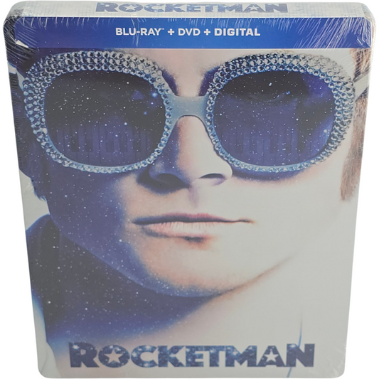 Rocketman  Taron Egerton Blu-ray + DVD + Digital HD  Steelbook  2019 Region A
