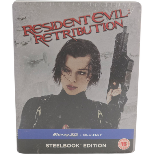 Resident Evil: Retribution (2012) - SteelBook Blu-ray 3D + Blu-ray - Zone B - vue 2