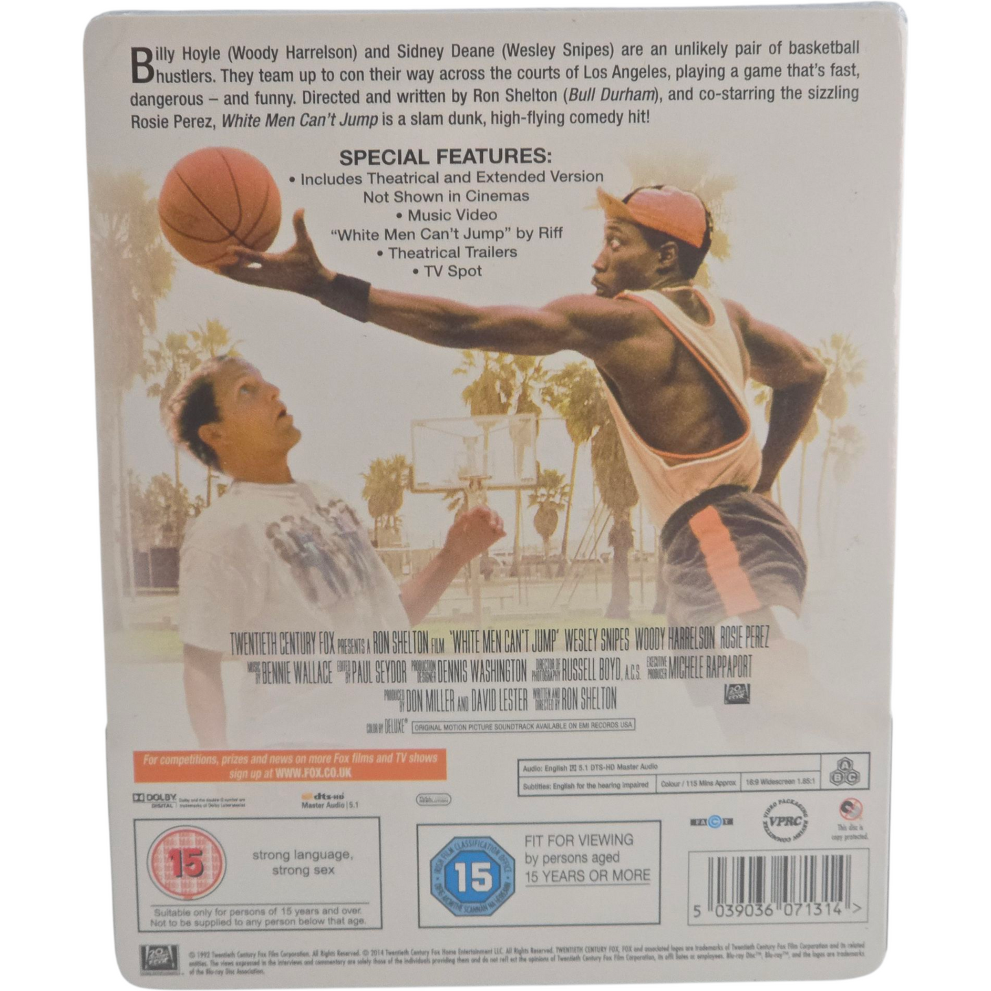 Les Blancs ne savent pas sauter Blu-ray SteelBook MetalPak  Wesley Snipes B