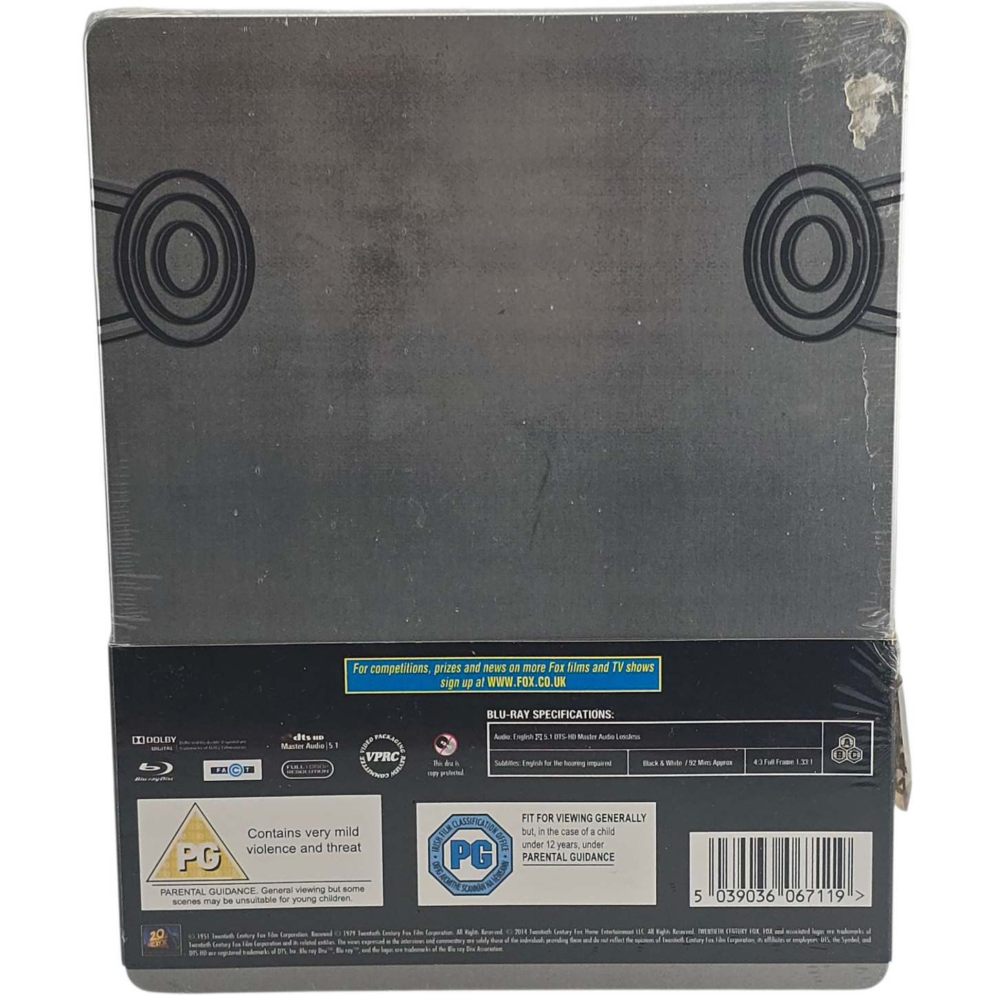 Le jour où la Terre s'est arrêtée: SteelBook Blu-ray Zavvi 2014 Region Libre