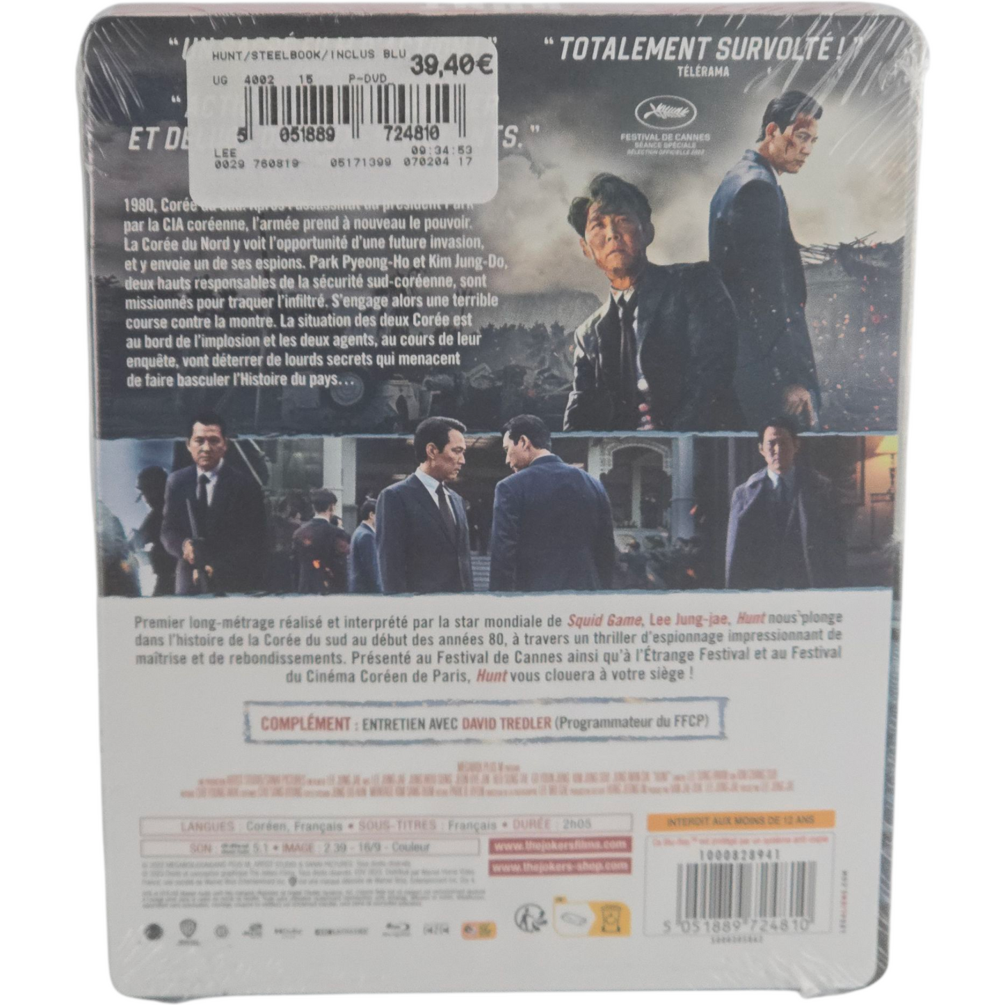 Hunt Steelbook 4K Ultra HD + Digital 4K  헌트 / Heon-teu , Lee Jung-jae Zone B
