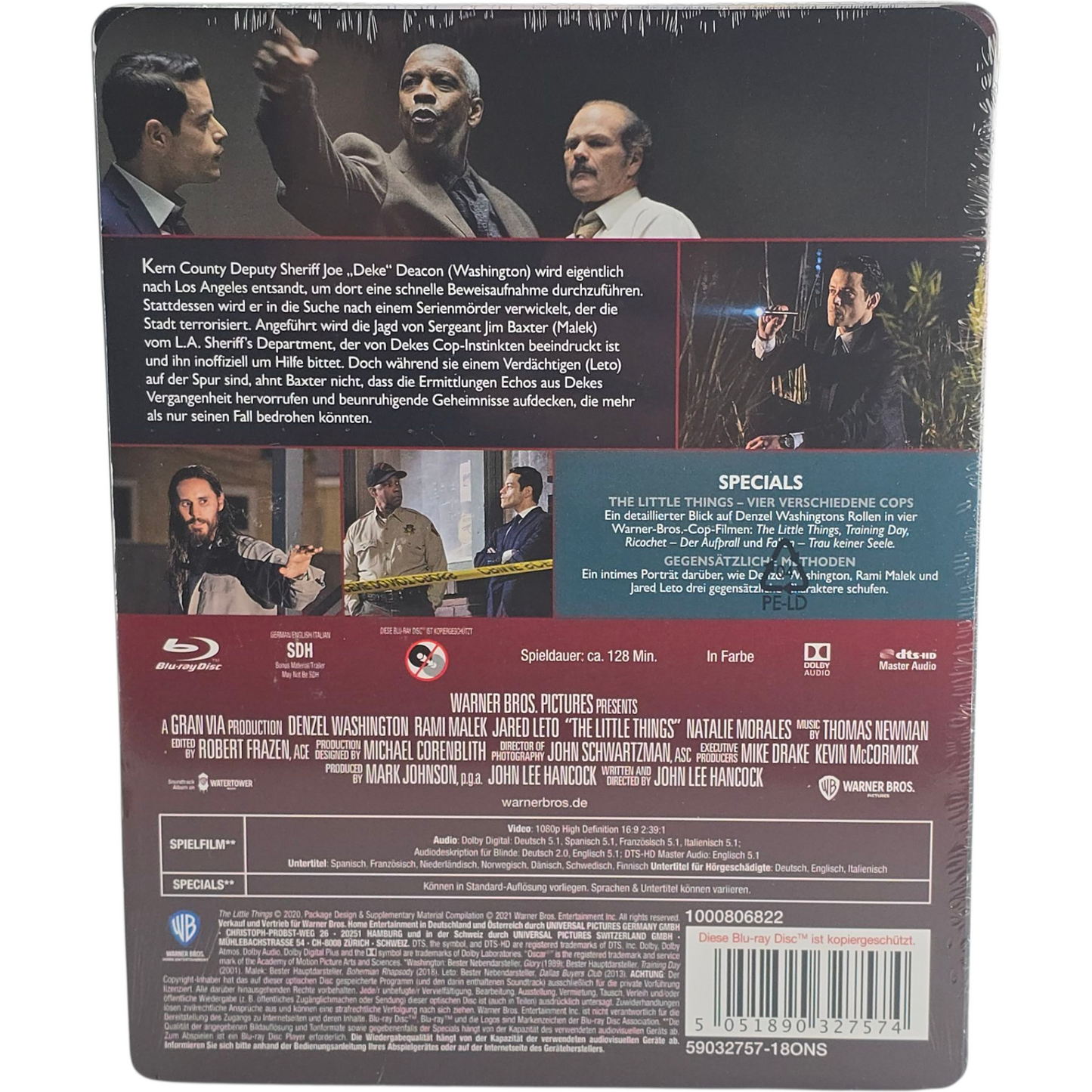 Une affaire de détails Blu-ray SteelBook  Denzel Washington , Rami Malek Zone B