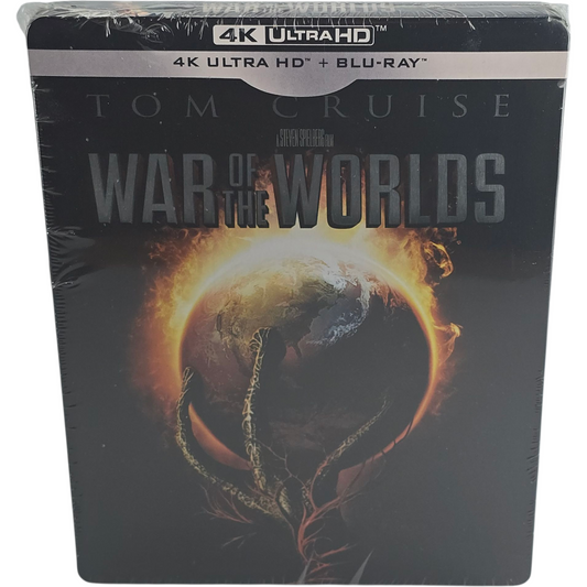 War of the Worlds Blu-ray 4K Ultra HD + Blu-ray SteelBook Zavvi Spielberg B