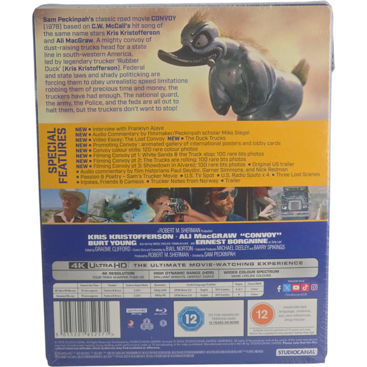 Convoy (1978) – SteelBook 4K Ultra HD + Blu-ray – Zone B – vue 3