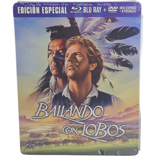 Danse avec les loups (1990) - Coffret SteelBook Blu-ray + DVD - Zone B + Zone 2 - vue 2