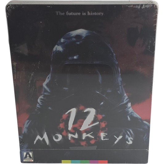 12 Monkeys Blu-ray Steelbook 1995 Bruce  Willis, Brad Pitt  Arrow 2021 Zone A