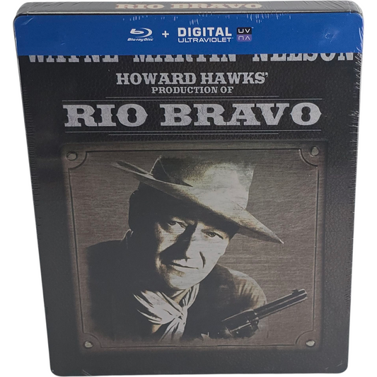 Rio Bravo 1959 Blu-ray SteelBook Débossé  Édition Limitée John Wayne Region Libre