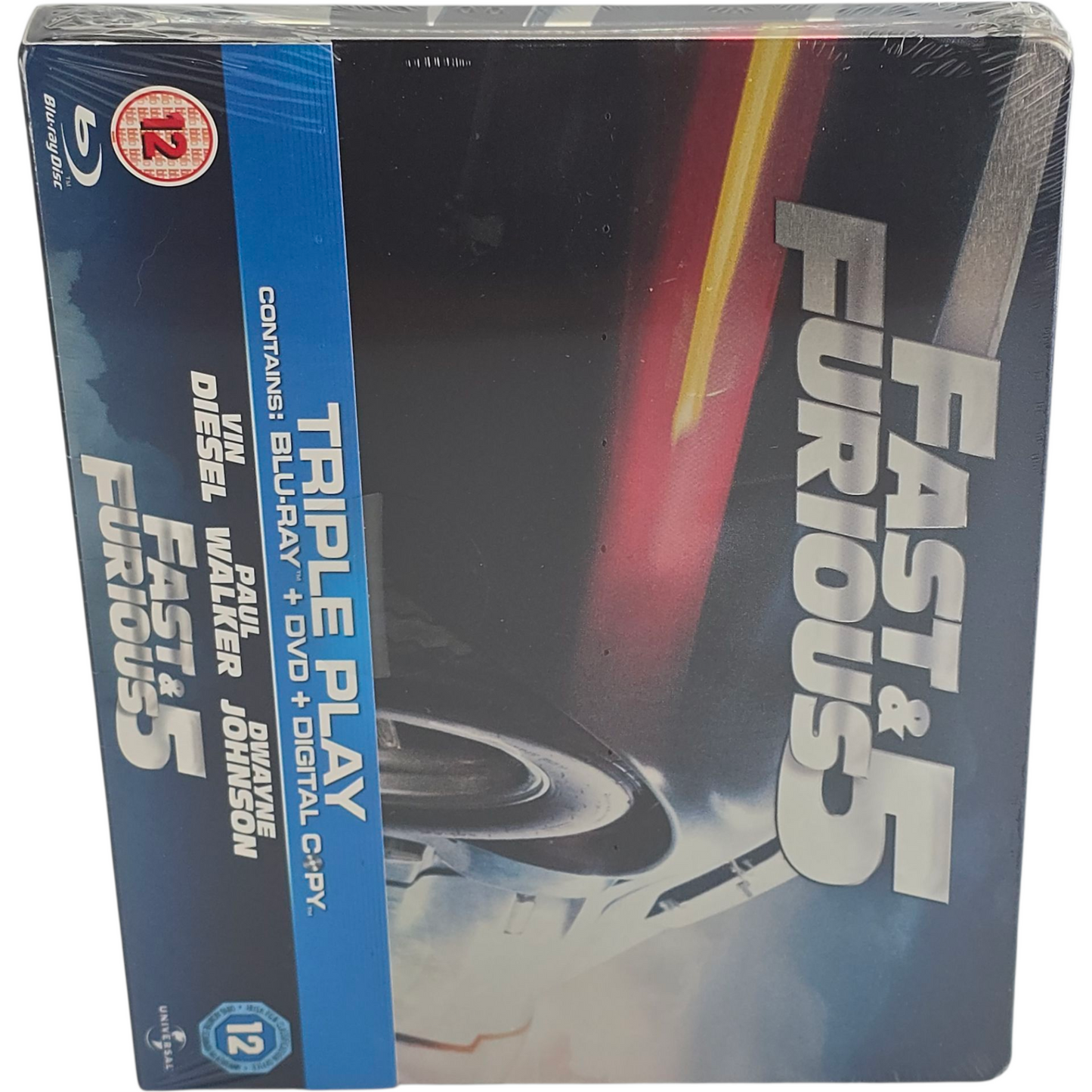 Fast & Furious 5 Blu-ray + DVD SteelBook Zavvi Limitée Triple Play 2011  Libre
