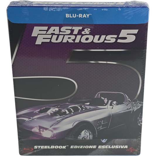 Fast & Furious 5 Blu-ray Steelbook 2013 Vin Diesel, Paul Walker 2017 Region B