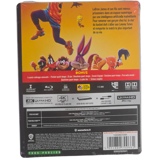 Space Jam: A New Legacy (2021) - SteelBook 4K Ultra HD + Blu-ray - Zone libre + Zone B - vue 3