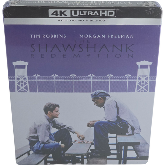 Les Evadés 1994  4K Ultra HD + Blu-ray SteelBook édition Limitée Region Libre