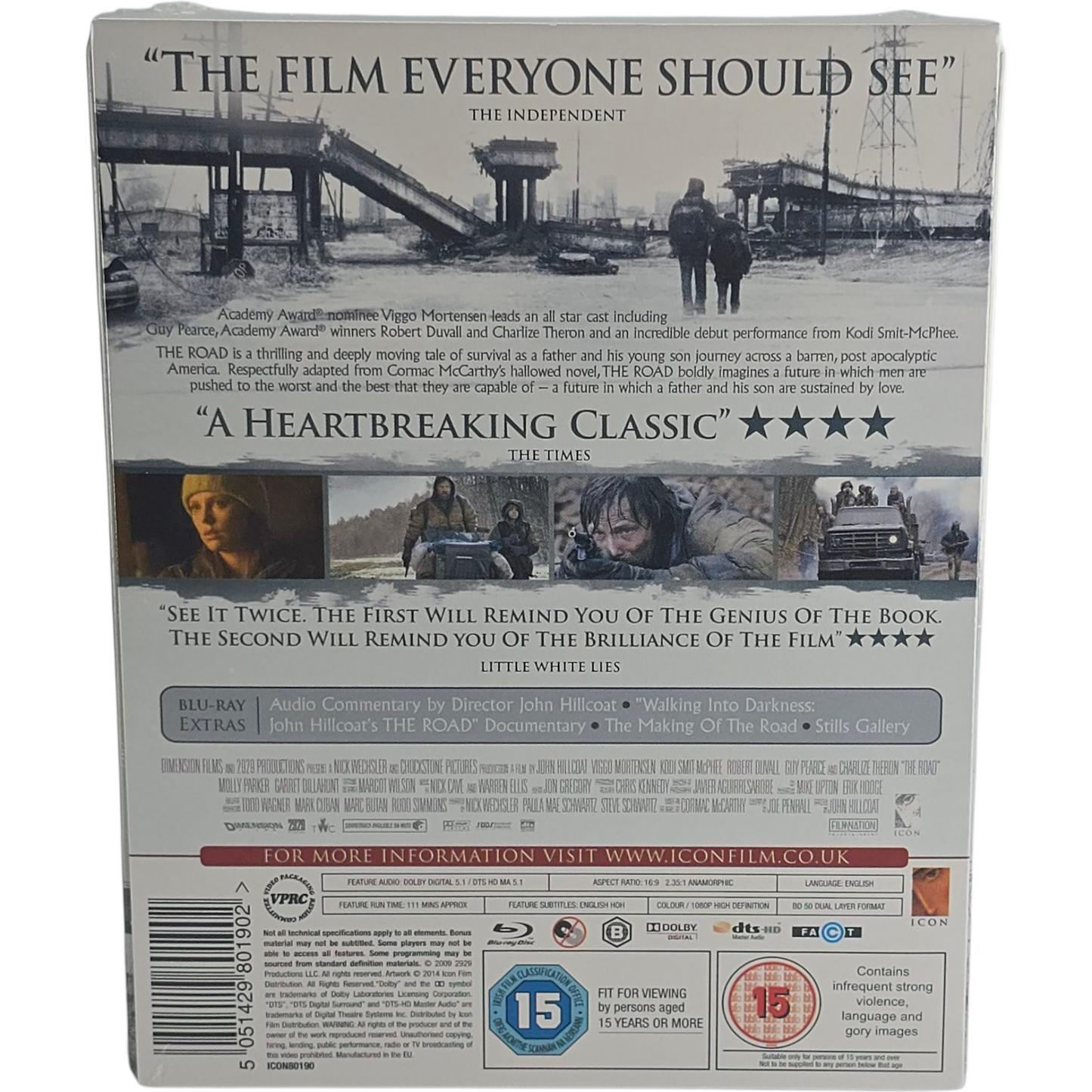 La Route Blu-ray SteelBook Zavvi 2014 Viggo Mortensen limitée 2000 Ex Region B