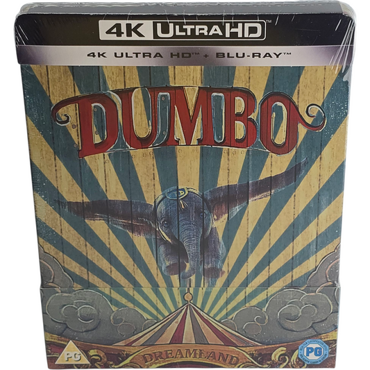 Dumbo 4K Ultra HD + Blu-ray SteelBook Disney édition Limitée Zavvi Region Libre