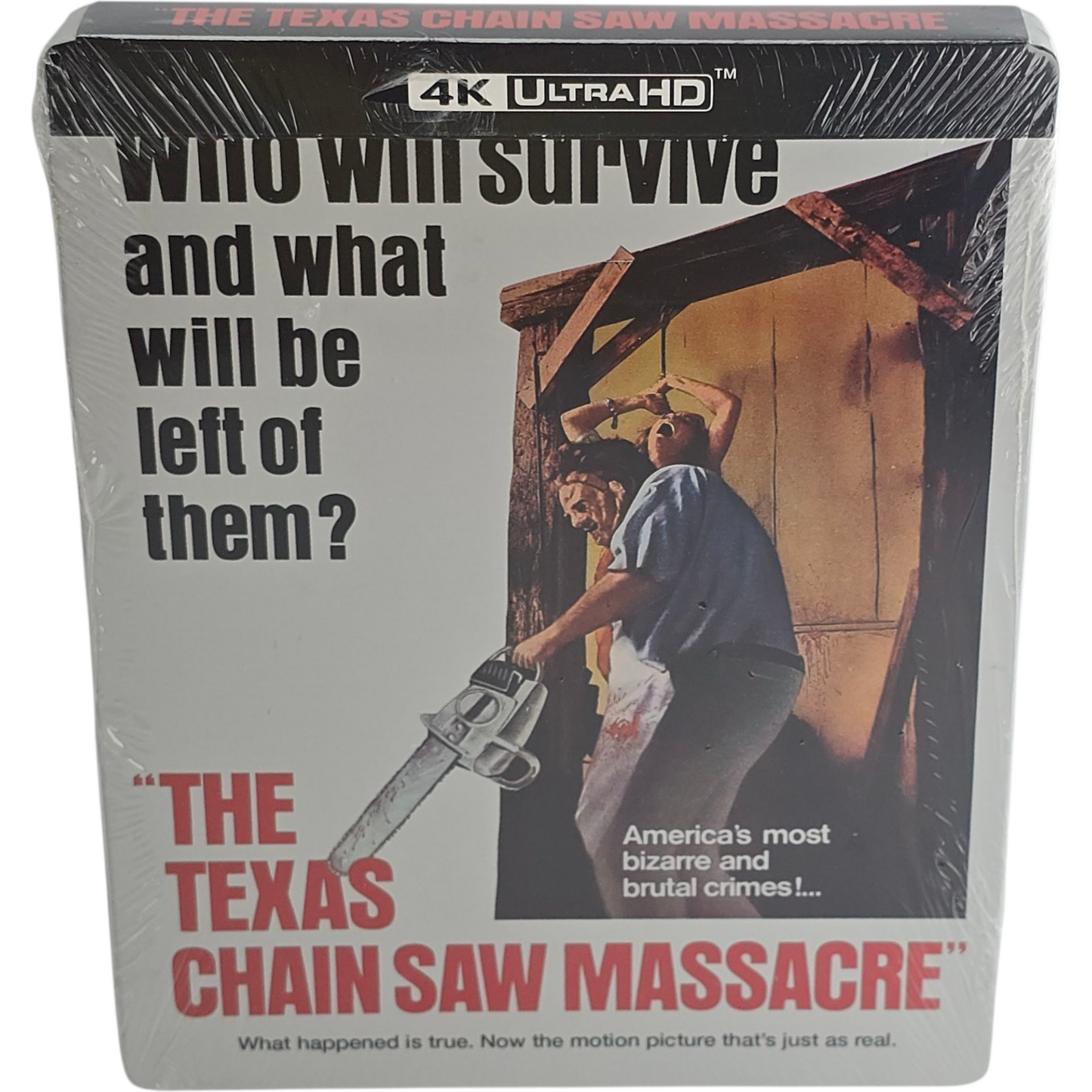 Massacre à la tronçonneuse 1974 SteelBook 4K Ultra HD +Blu-ray 2023 [-18] Zone A