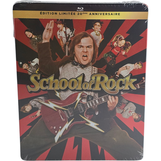 Rock Academy 2003 Steelbook 4K Ultra HD + Blu-ray Jack Black, Joan Cusack B