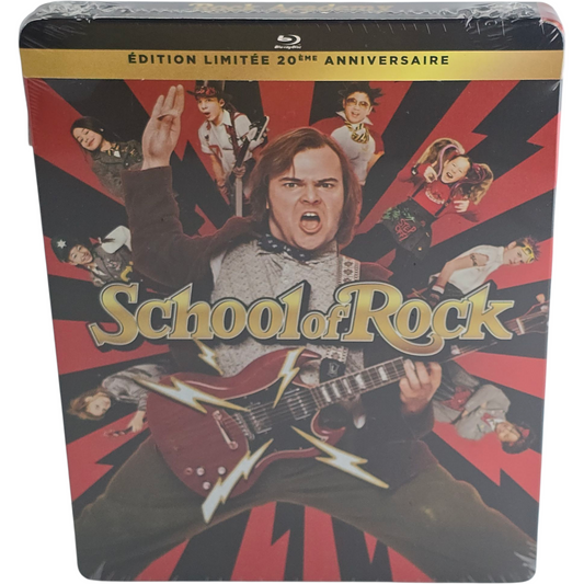 Rock Academy 2003 Steelbook 4K Ultra HD + Blu-ray Jack Black, Joan Cusack B