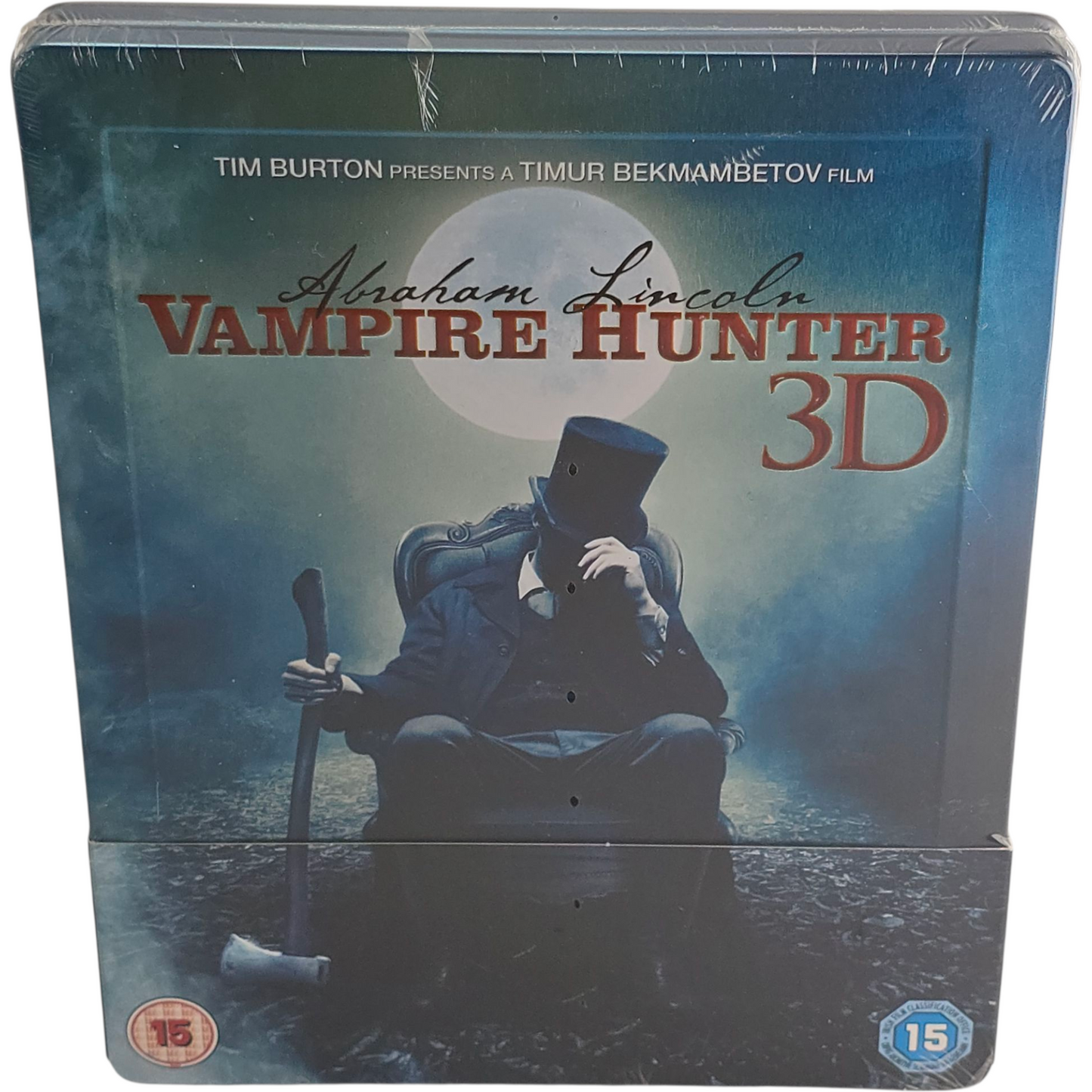Abraham Lincoln:Chasseur de Vampires Blu-ray 3D+Blu-ray SteelBook Zavvi B