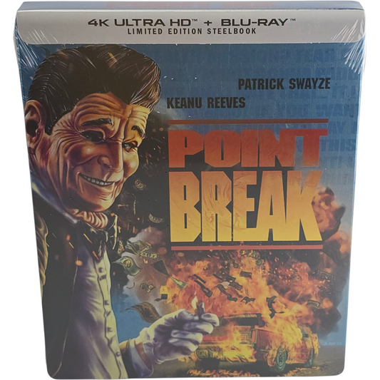 Point Break 1991 SteelBook 4K Ultra HD + Blu-ray Patrick Swayze, Keanu Reeves A