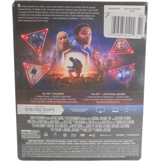 Kin SteelBook Blu-ray + DVD Import USA Zone A Science-fiction James Franco VO