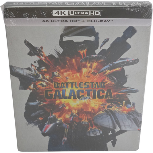 Battlestar Galactica 1978 SteelBook  4K Ultra HD + Blu-ray  Richard Hatch Zone B