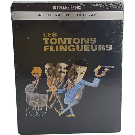 Les Tontons Flingueurs - SteelBook 4K Ultra HD + Blu-ray - Visuel 2