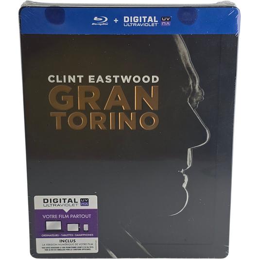 Gran Torino SteelBook Blu-ray Débossé Édition France VF Clint Eastwood Drame