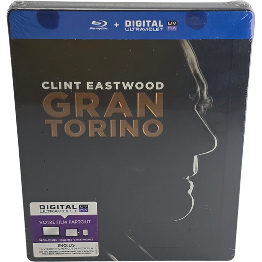 Gran Torino Blu-ray Steelbook Débossé Édition limitée Clint Eastwood Zone Libre