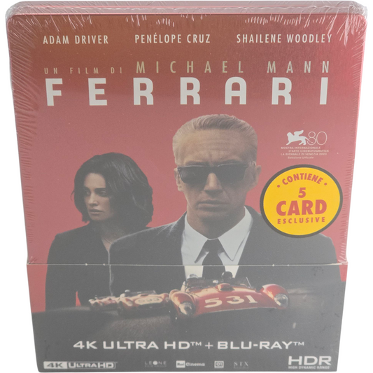 Ferrari 4K Ultra HD + Blu-ray SteelBook édition Limitée  Adam Driver Zone B