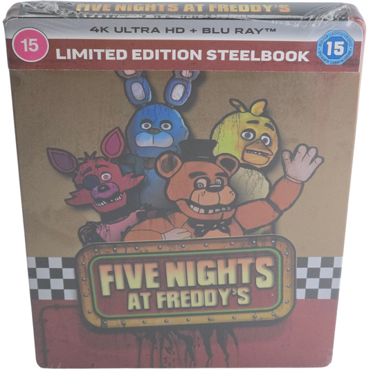 Five Nights at Freddy's 4K Ultra HD+Blu-ray Steelbook Édition limitée Zone B