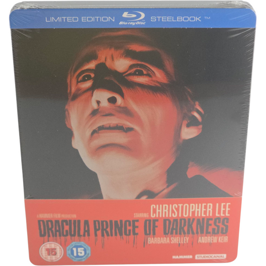 Dracula Prince des Ténèbres Blu-ray SteelBook limitée 2000 ex Zavvi 2015 Zone B