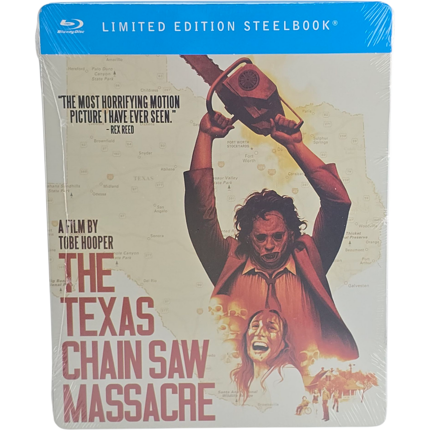 Massacre à la tronçonneuse - Blu-ray SteelBook édt 40ème Anniversaire [-18]  A