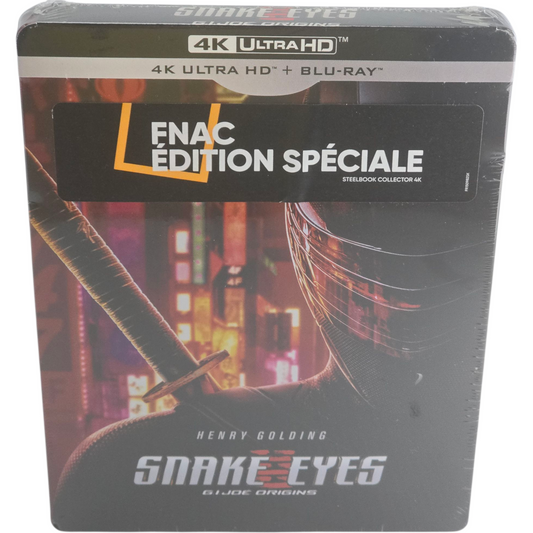 Snake Eyes: G.I. Joe Origins 4K Ultra HD + Blu-ray Steelbook Fnac Limité Zone B
