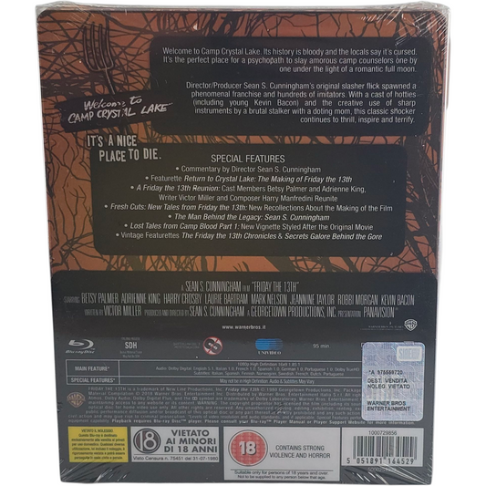Friday the 13th (1980) - SteelBook Blu-ray - Zone B - vue 3