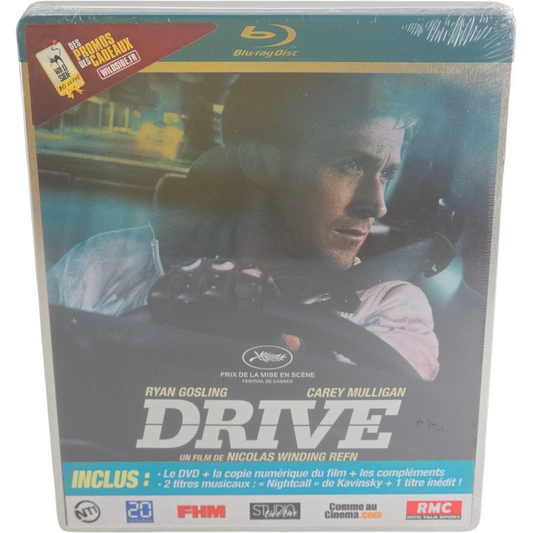 Drive SteelBook Blu-ray + DVD première édition Limitée Ryan Gosling 2012 Zone B