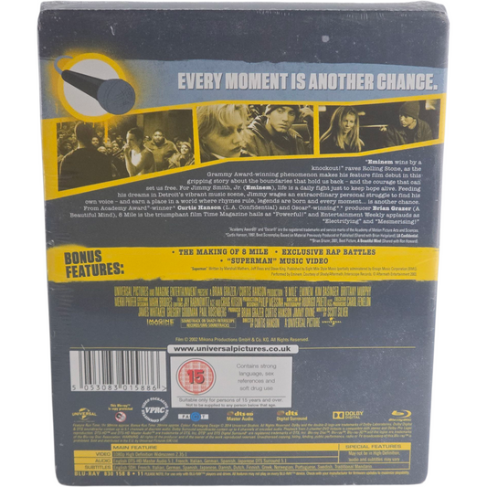 8 Mile (2002) – SteelBook Blu-ray – Zone B – vue 3