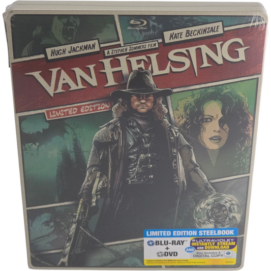 Van Helsing SteelBook Blu-ray + DVD + Digital HD Édition limitée 2013 Zone A