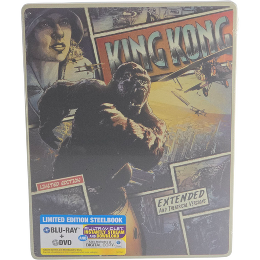 King Kong (2005) - SteelBook Blu-ray + DVD - Zone libre + Zone 1 - vue 2